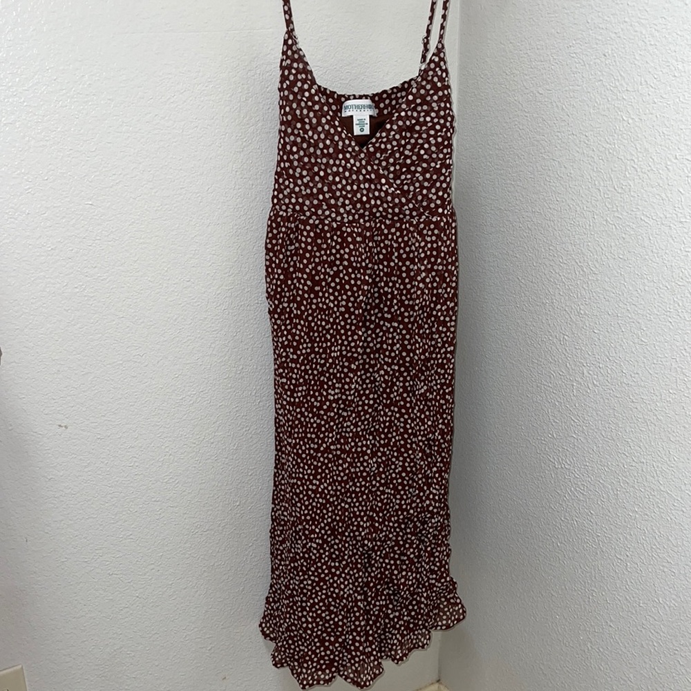 Motherhood polka dot maternity dress - medium